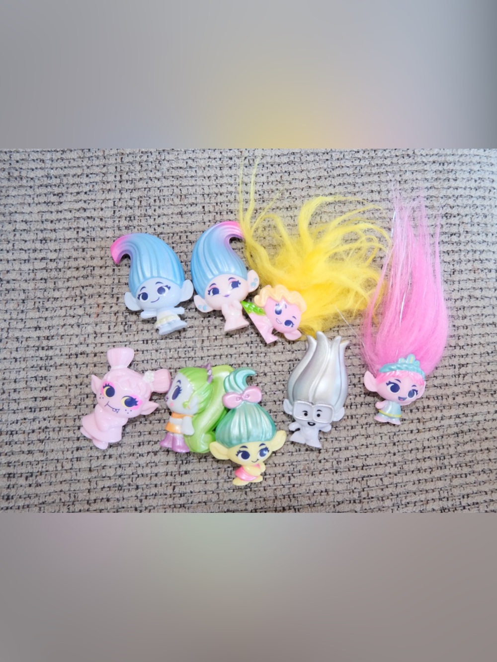 Kids Mini Troll Hair Toy Set – Multicolor Characters